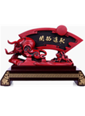 工艺品办公室碳雕活性炭招财