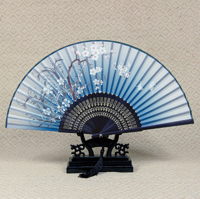 杭州古风女式折扇随身便携夏天古典汉服旗袍扇子中国风折叠扇舞蹈