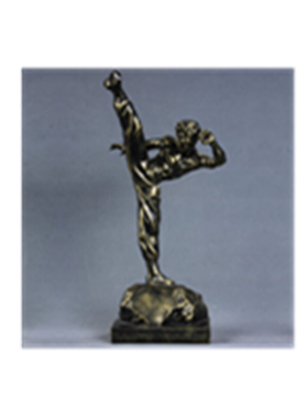 李小龙雕塑像模型书房桌面摆件