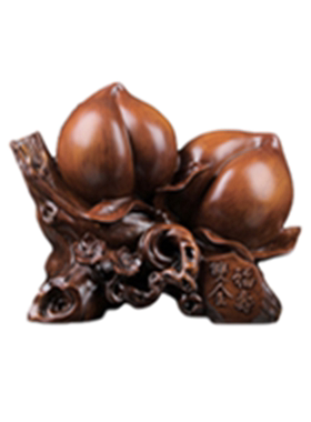 寿桃摆件生日礼物贺寿送长辈爷爷