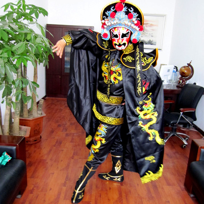 正宗川剧变脸服装魔术道具衣服