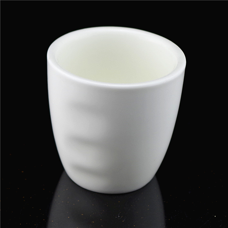 纯白色寿司陶瓷水杯