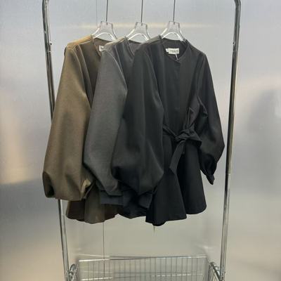 小众设计韩系复古西服外套