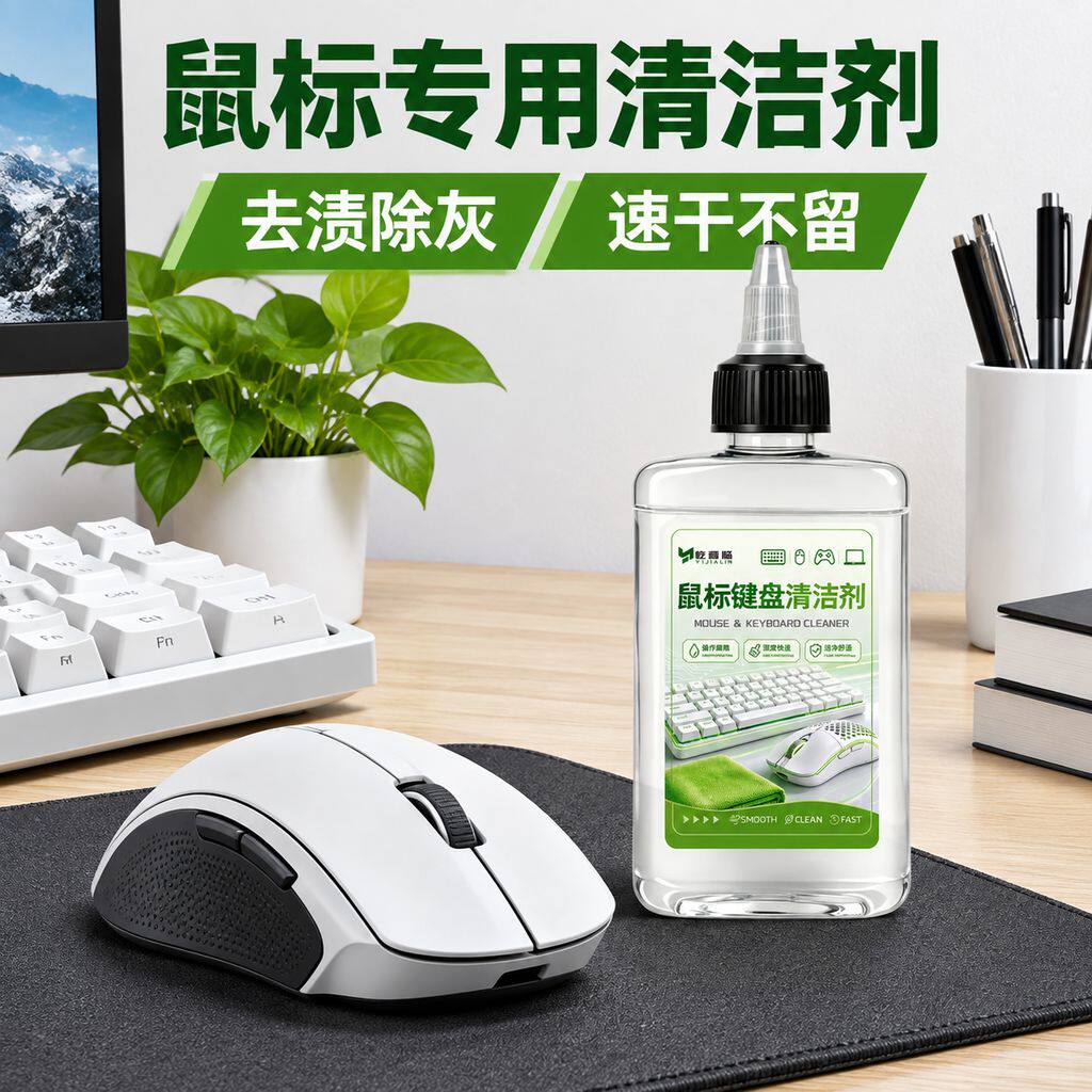 鼠标专用清洁剂机械键盘按键去油污汗渍电脑笔记本屏幕除尘清洗剂