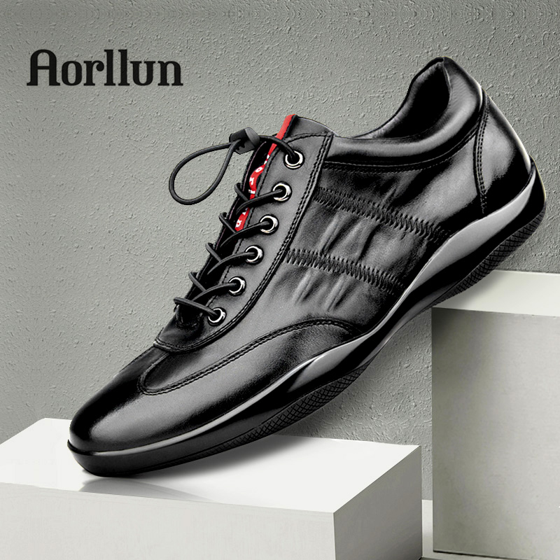 男士真皮运动休闲皮鞋