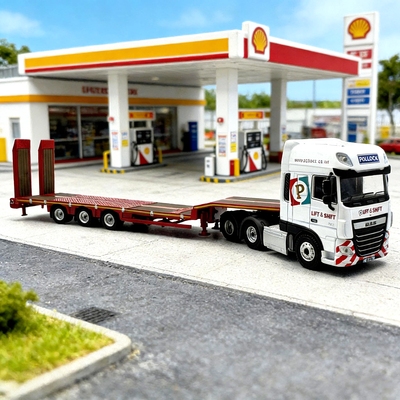 DAF-XF欧六176合金半挂车模