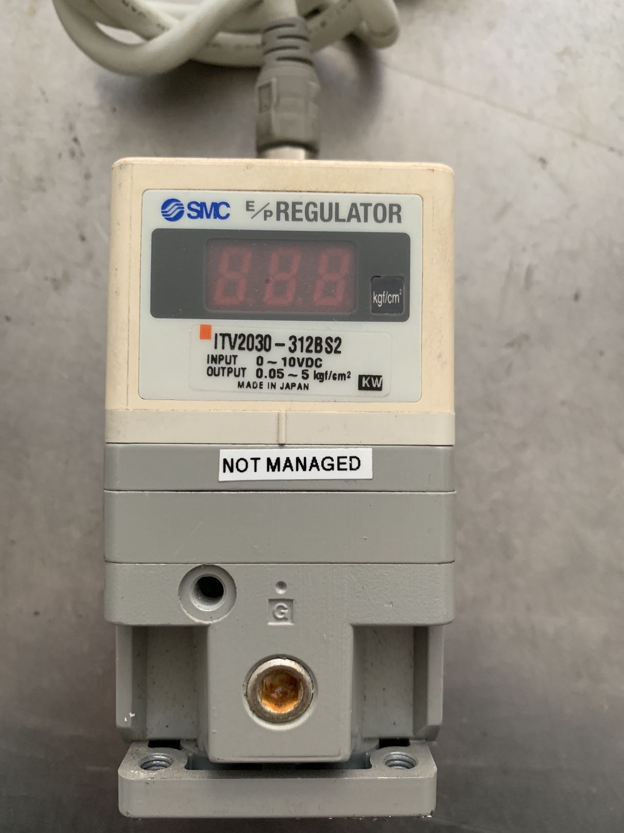 SMC ITV2030-312BS2 比例阀 原装正品 拆机 测试包好