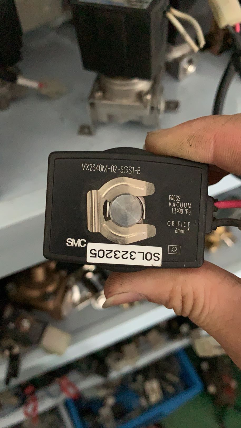 SMC VX2340M-02-5Gs1-B 电磁阀 原装正品 9新包好