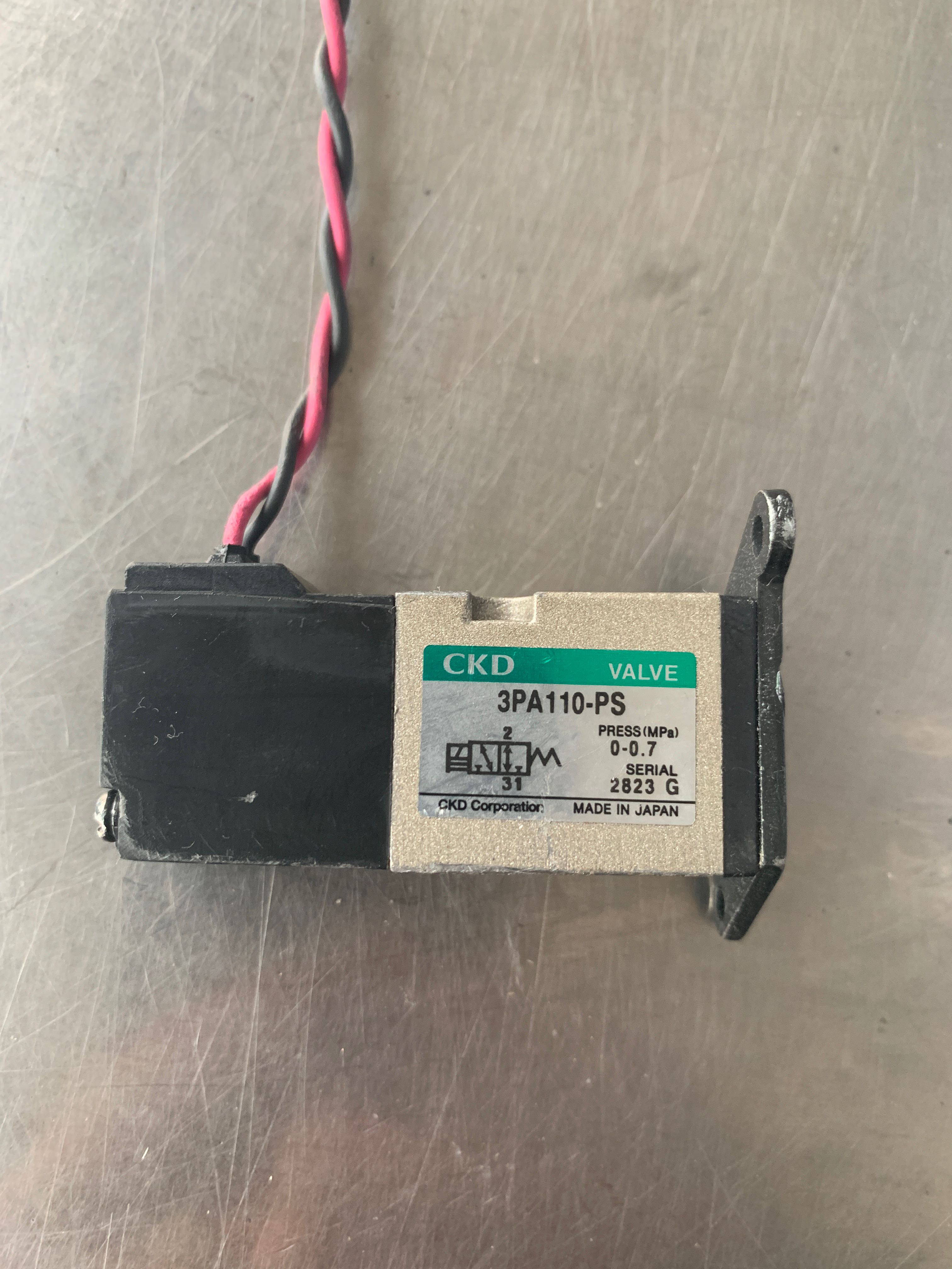 CKD 3PA110-PS 电磁阀 24v电压 正品拆机 包好 两位三通