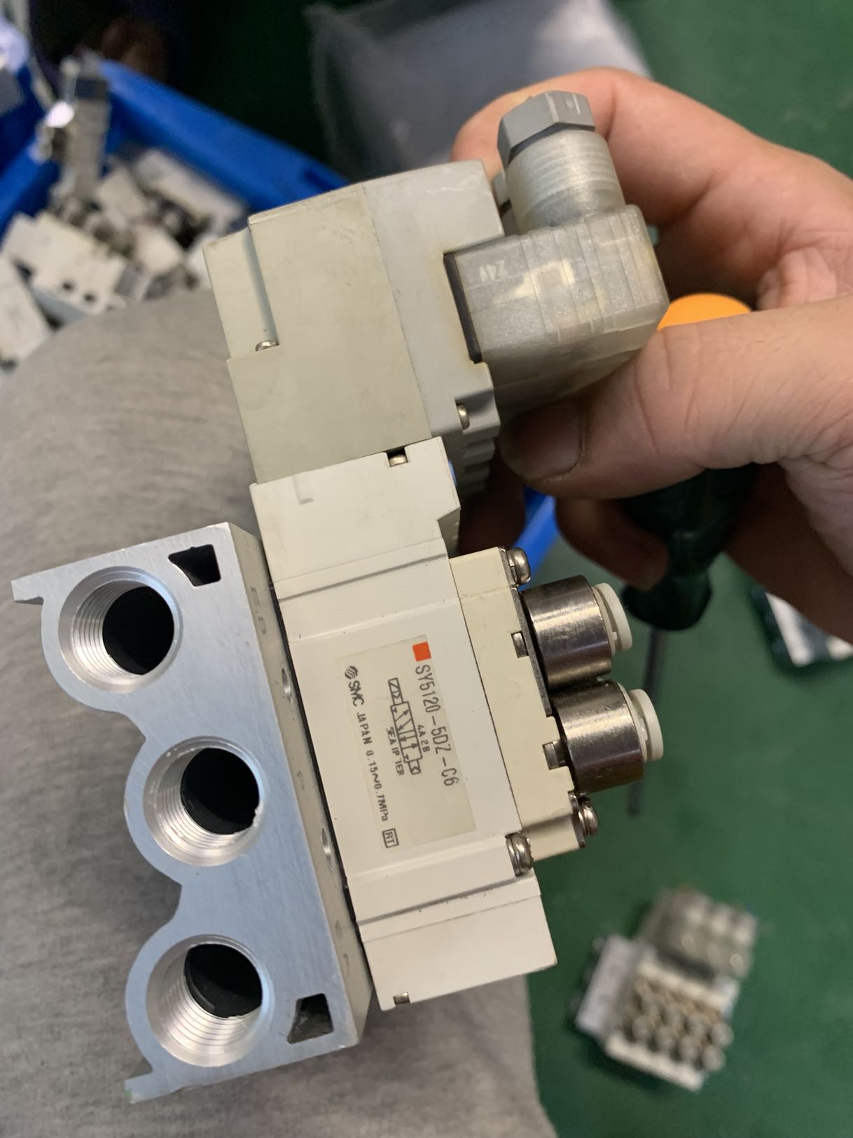 smc进口拆机电磁阀