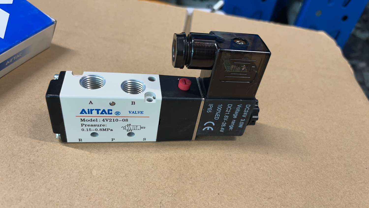 亚德客 4V21008B-W 电磁阀 外部先导式 电磁阀 原装正品