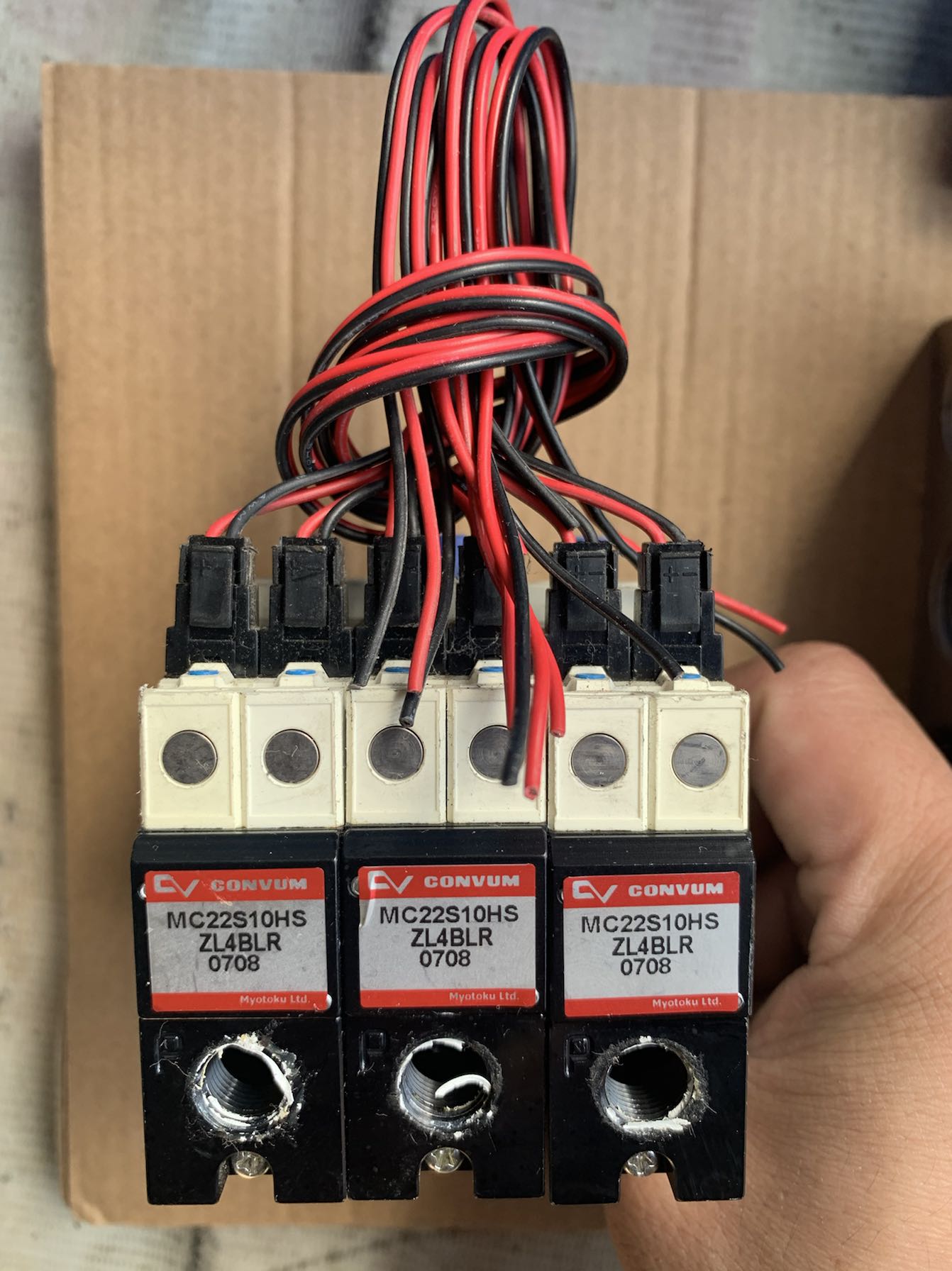 CONVUM MC22S10HS ZL4BLR 0708 妙德 真空发生器 9新