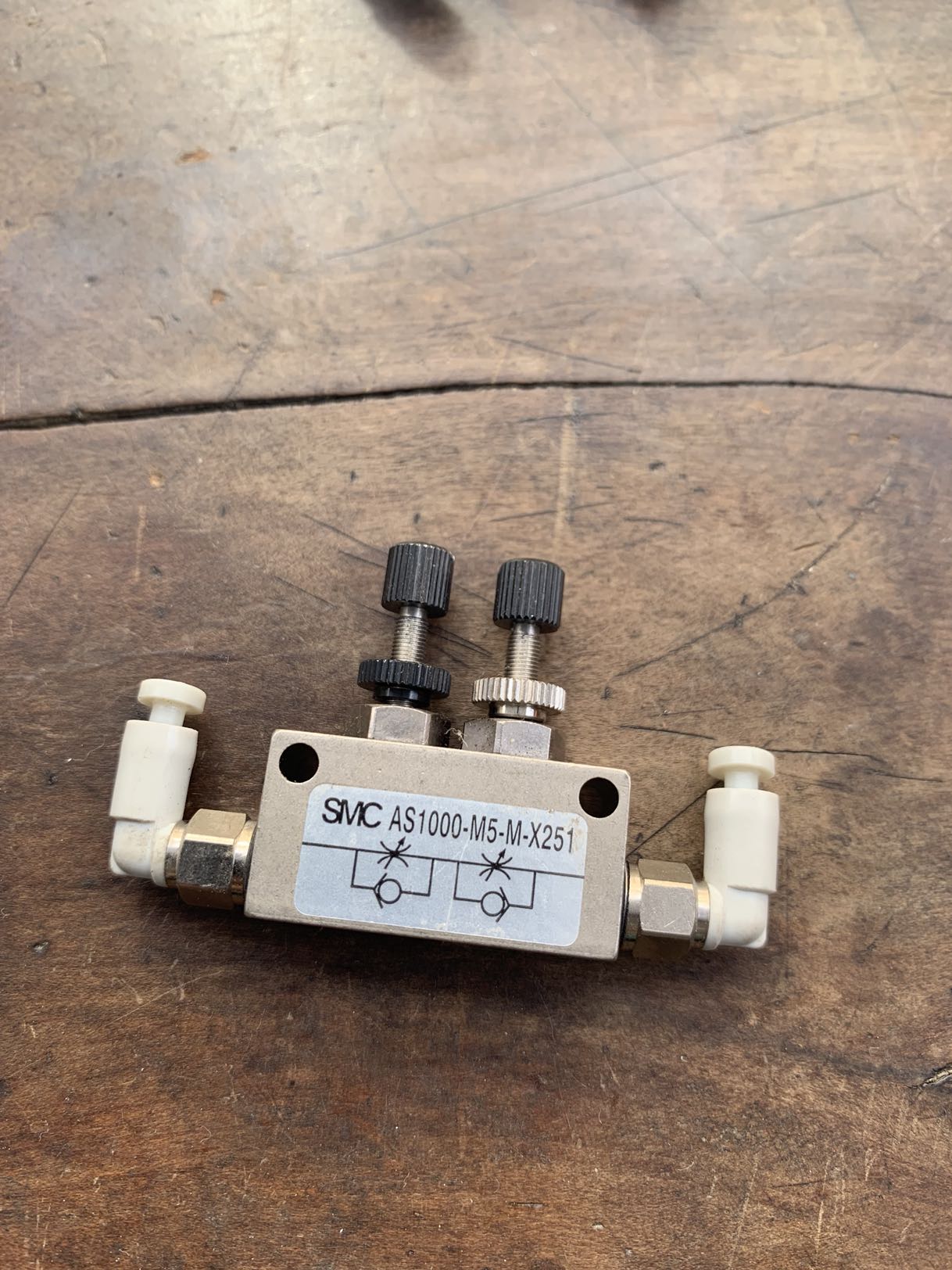 SMC AS1000-M5-m-X251 双调节 单向节流阀 原装进口拆机