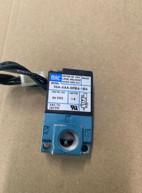 MAC 35A-AAA-DFBA-1BA 电磁阀 24伏 原装正品 拆机