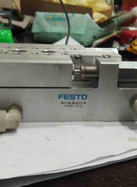 FESTO SLT-16-50-A-CC-B 滑台气缸 197897 成色新
