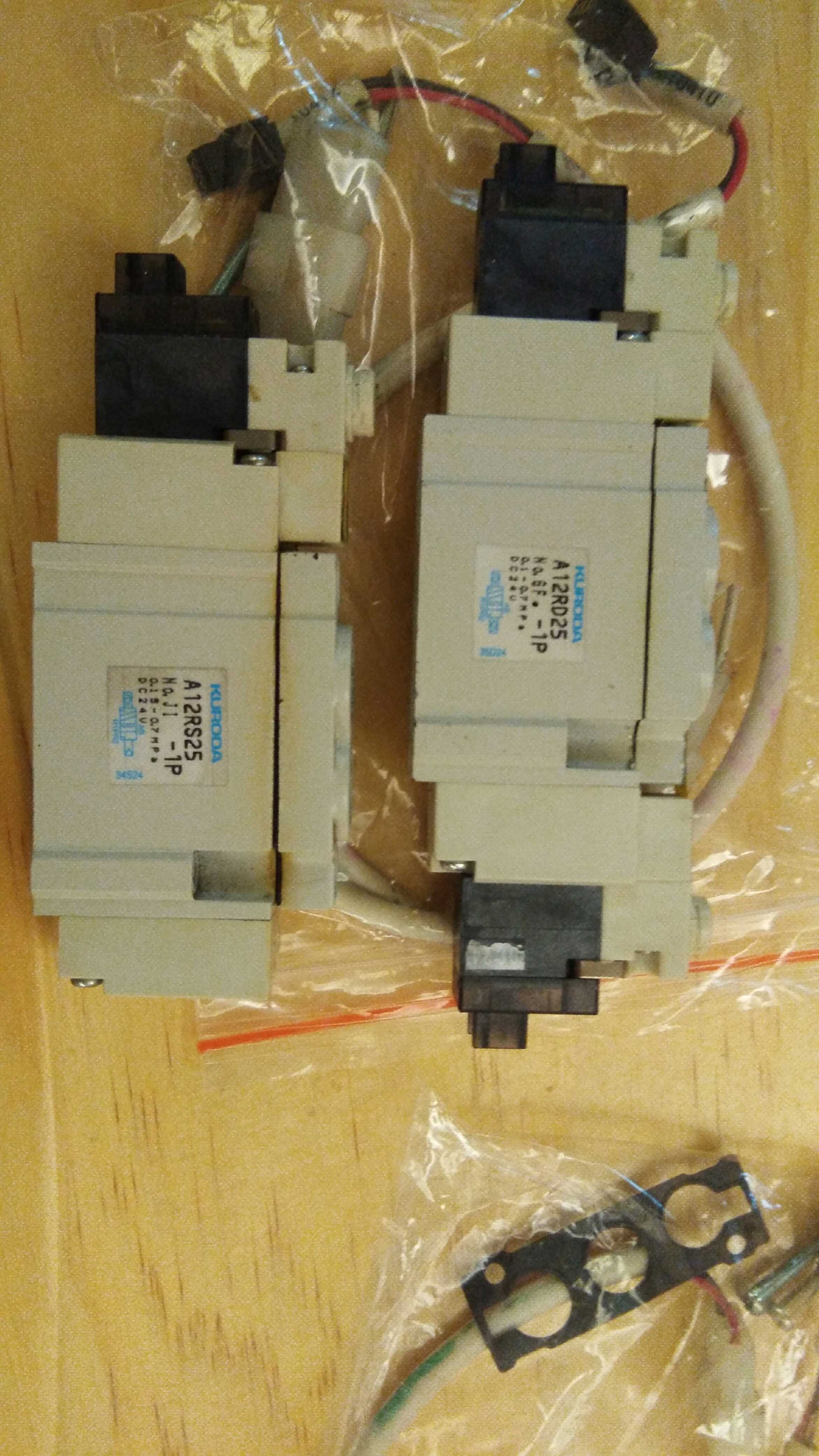 KURODA A12RD25-1P A12RS25-1P电磁阀 原装拆机件 黑田精工 日本