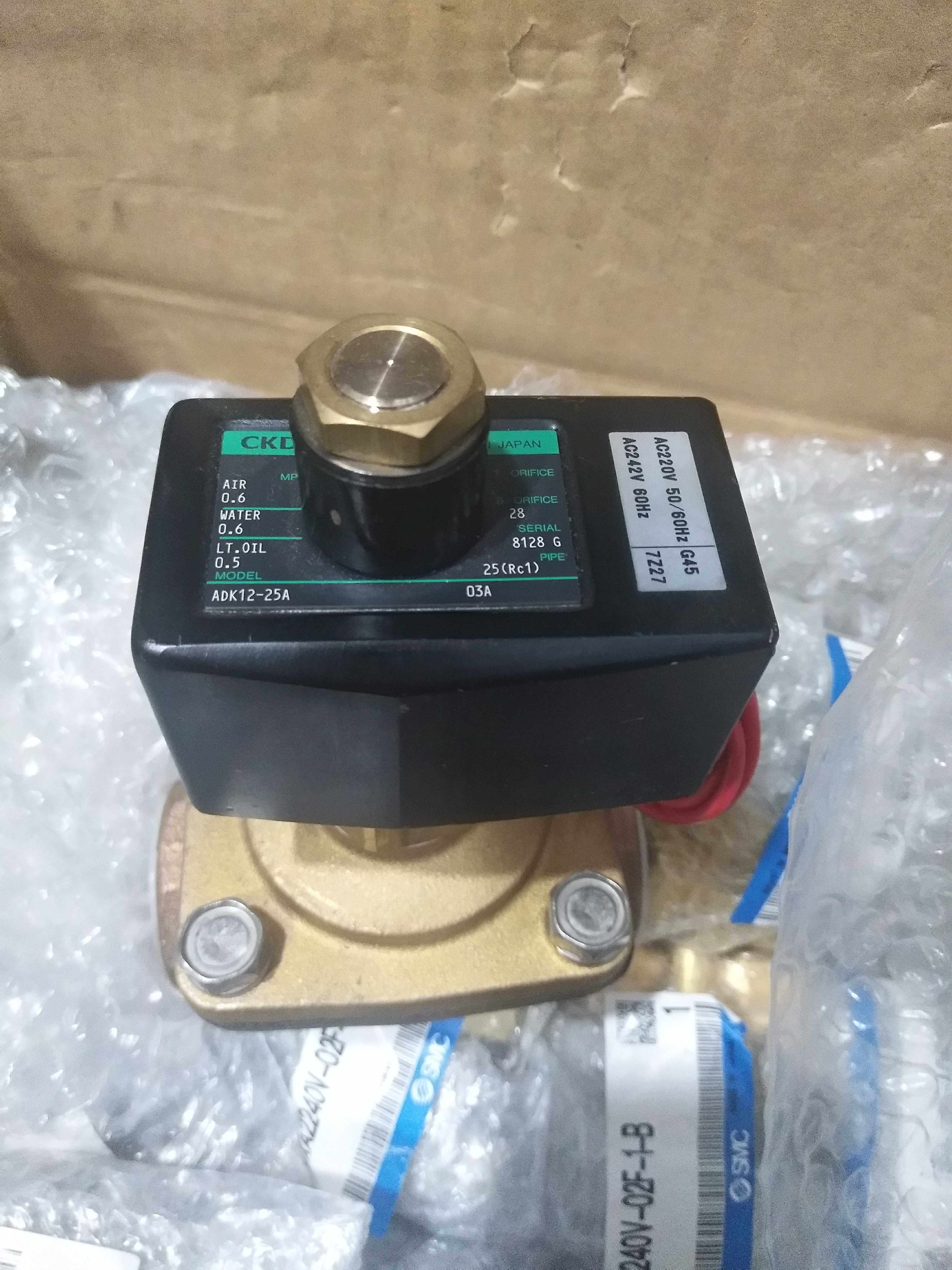 现货 CKD ADK12-25A 电磁阀 进口 常开型 原装正品 全新 口径一寸