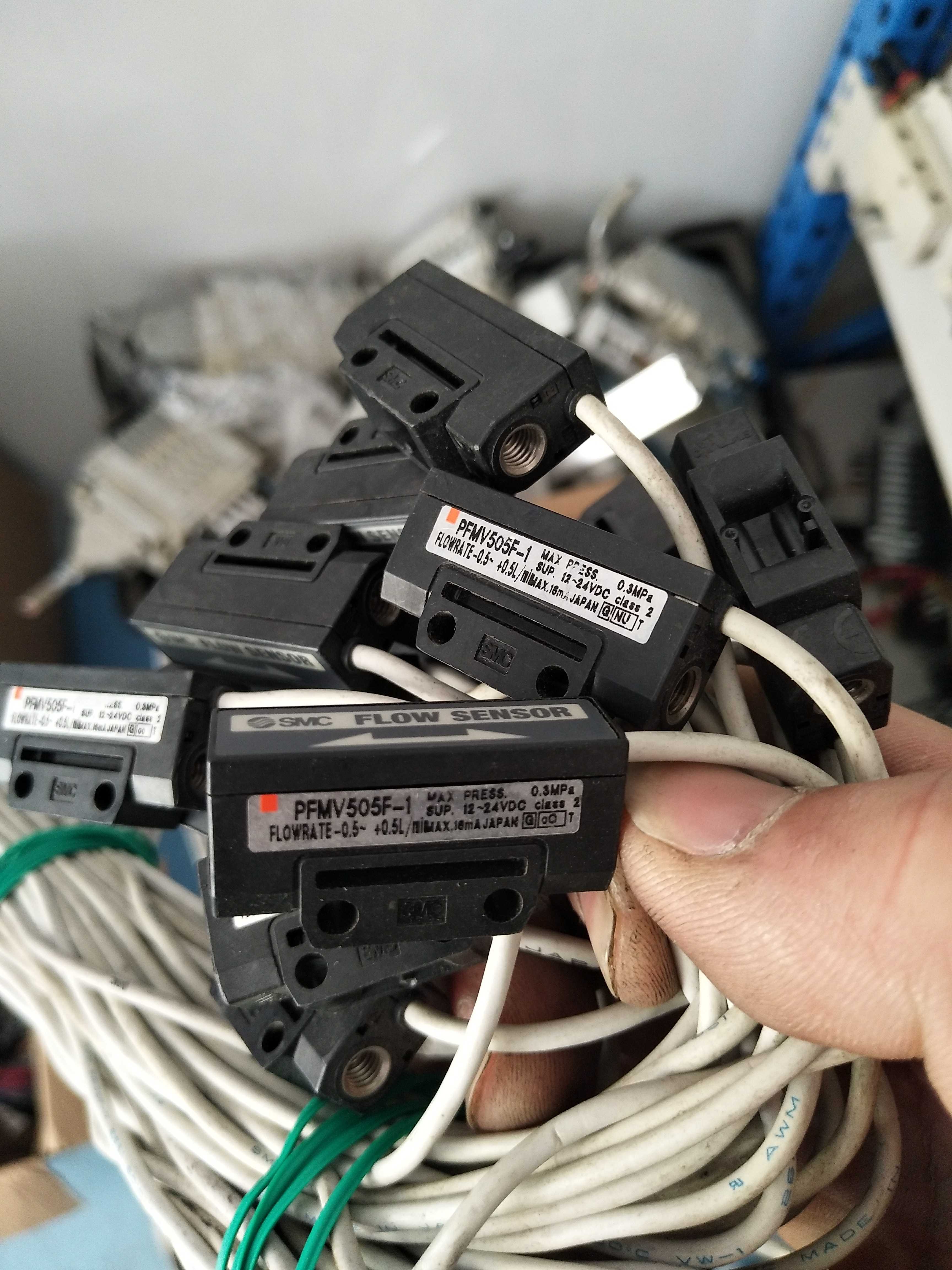 SMC PFMV505F-1 流量计 小型流量传感器 进口拆机 成色新 带原插