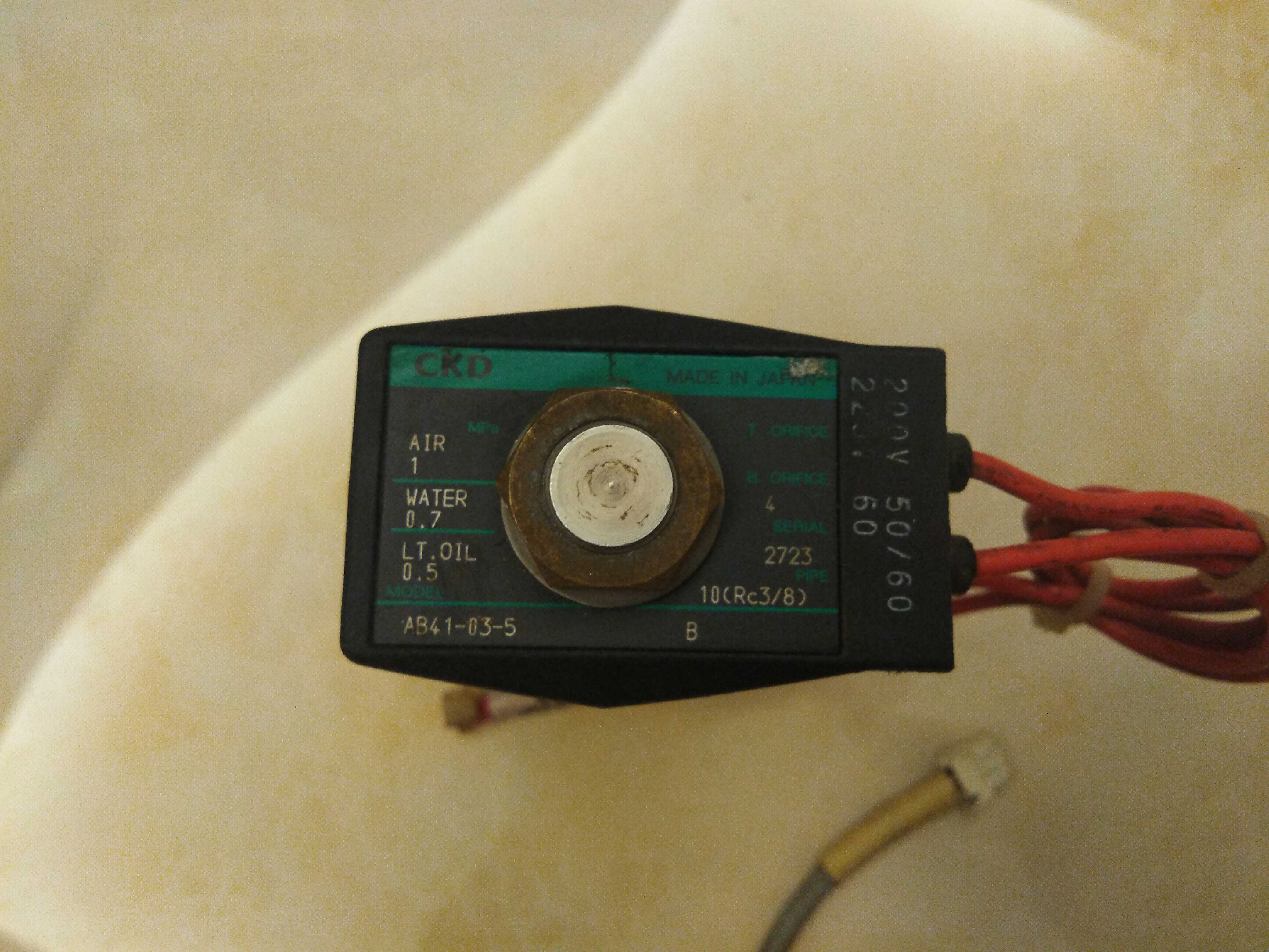 CKD AB41-03-5电磁阀液体阀水阀 AC220V原装拆机件特价现货