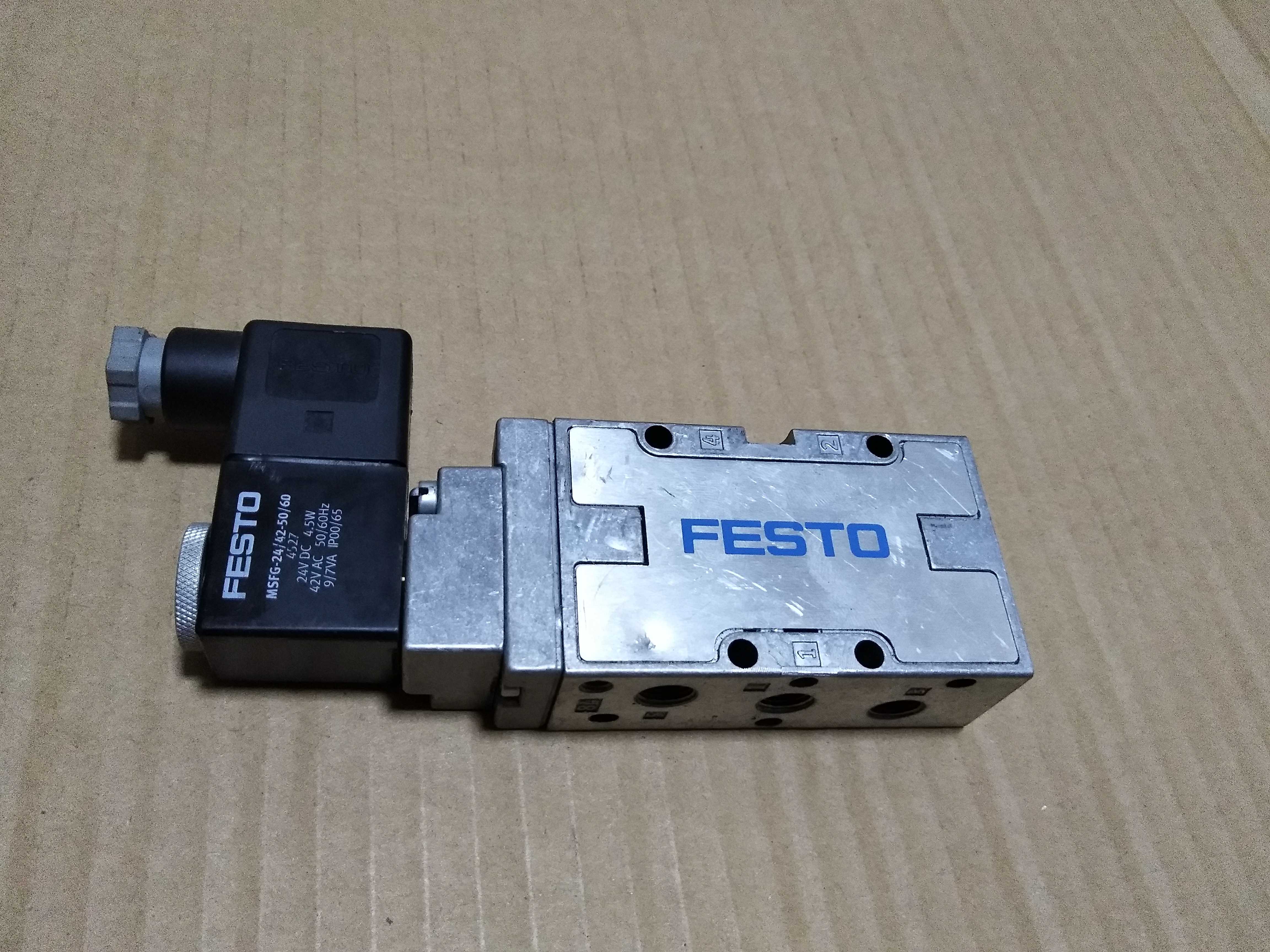 FESTO MFH-5-1/8-B 电磁阀 原装正品 九成新拆机 非国产仿货