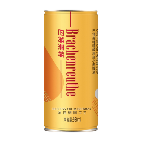 巴特莱特精酿原浆小麦啤酒980ml