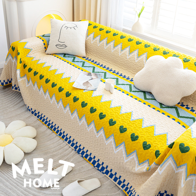 【带防滑颗粒】纯棉沙发盖布