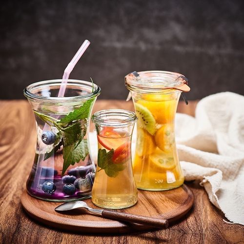 [可可屋]德国Weck玻璃瓶果汁瓶牛奶瓶甜品烘焙密封罐玻璃罐果酱瓶