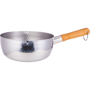 cocostyle日本原装谷口金属443不锈钢雪平锅锤目纹日式汤锅奶锅