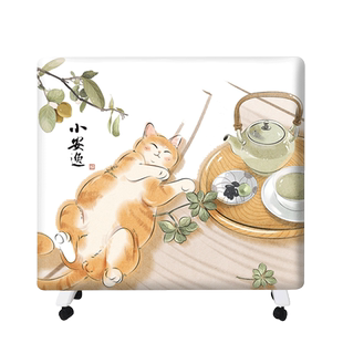 简约电暖气罩防尘套弹力全包各品牌通用布艺电油汀取暖器罩子