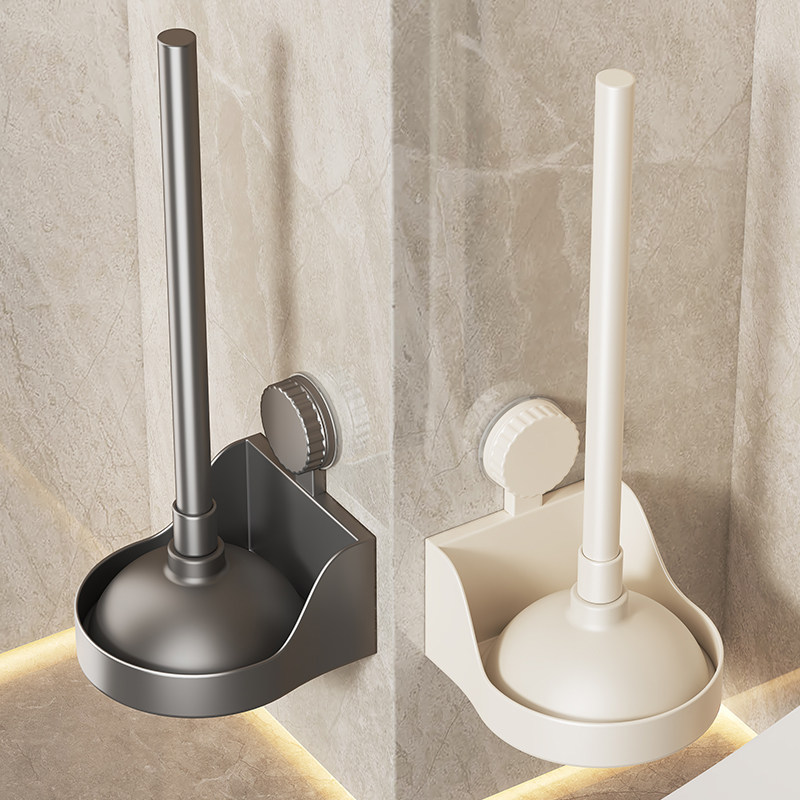 通马桶疏通器皮搋子强力吸马桶堵塞下水管道工具厕所马桶刷置物架