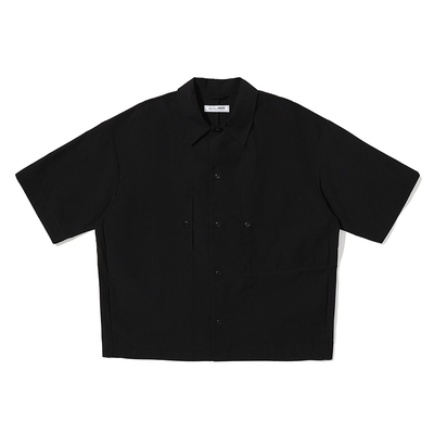 PROPER定常翻领短袖衬衫