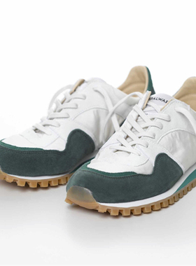 Spalwart 复古马拉松运动鞋（白绿拼色）| triplemajor