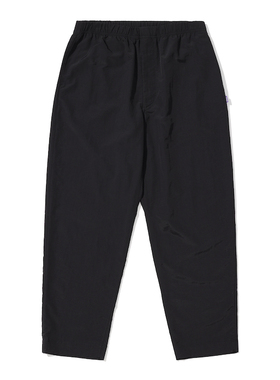 PROPER定常 尼龙长裤（黑色/绿色）| triplemajor