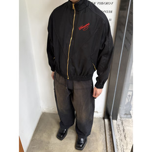 triplemajor 刺绣羊毛拉链夹克 Willy Chavarria