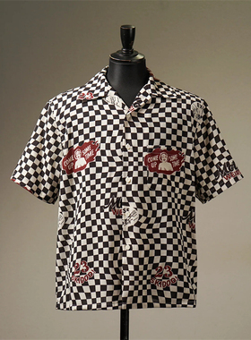 Weirdo 印花图案格纹衬衫 | triplemajor