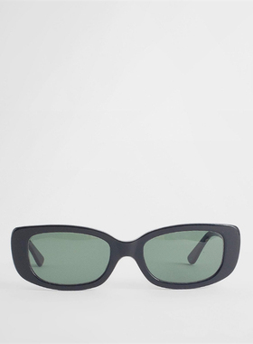 Undercover方框墨镜黑色