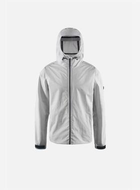 District Vision 防水连帽拉链夹克（灰色）| triplemajor