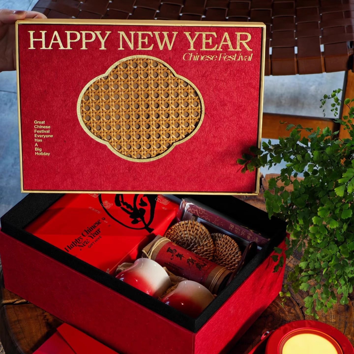 2026马年春节新年礼盒包装盒山货坚果烘焙年货熟食零食伴手礼品盒