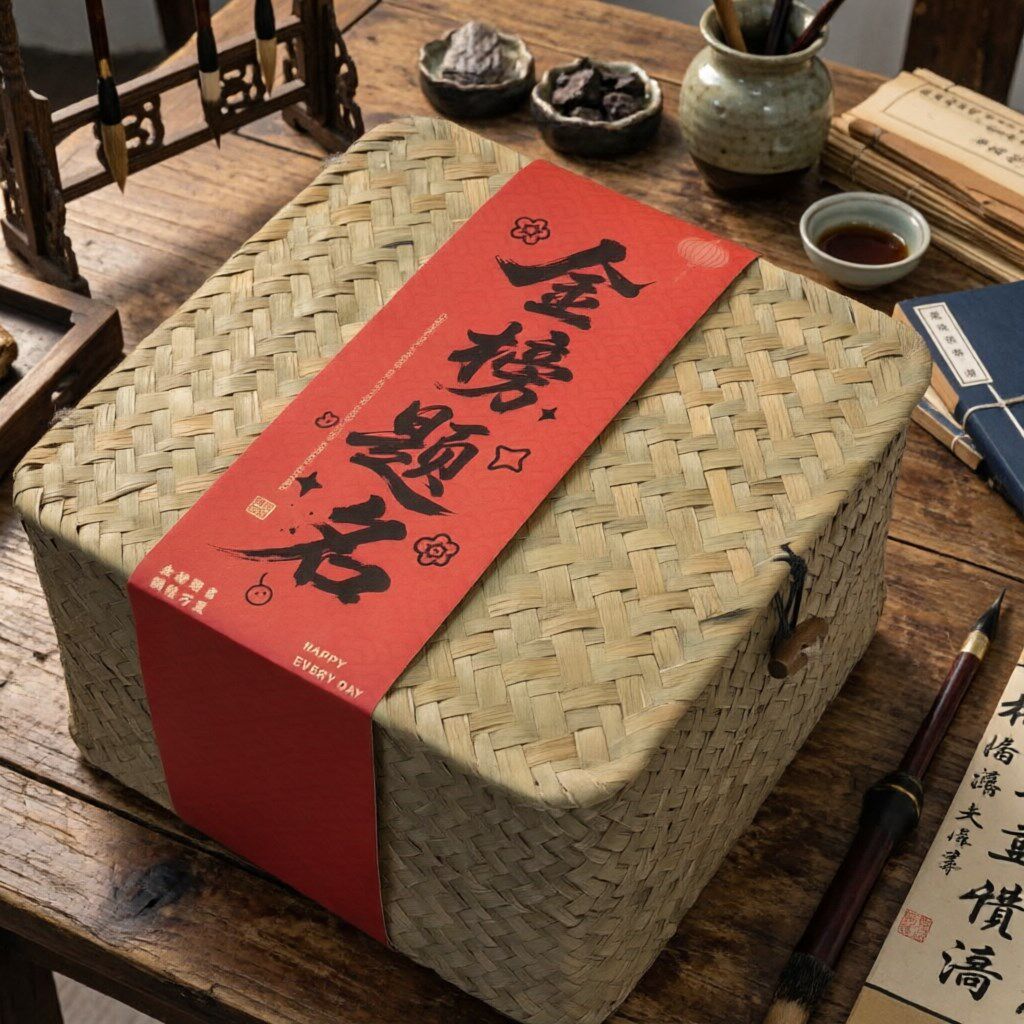 金榜题名状元糕礼盒定胜糕包装步步糕粽点心零食酥饼中高考礼品盒图片