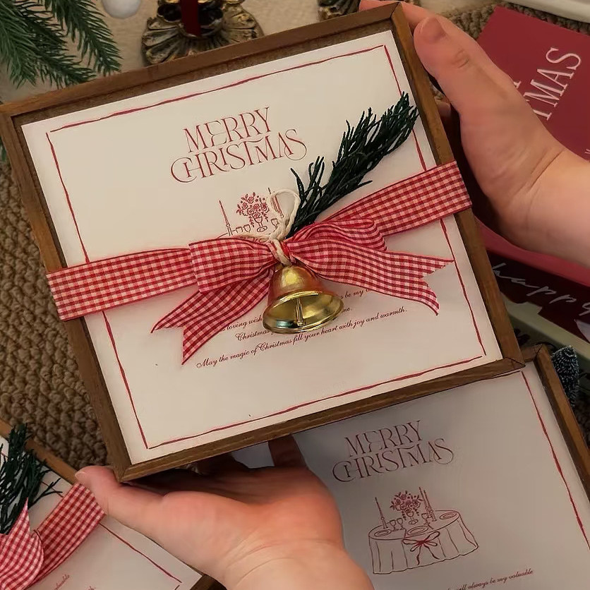 圣诞节包装盒曲奇饼干牛轧糖棒棒糖雪花酥手提盒糖果常温蛋糕礼盒