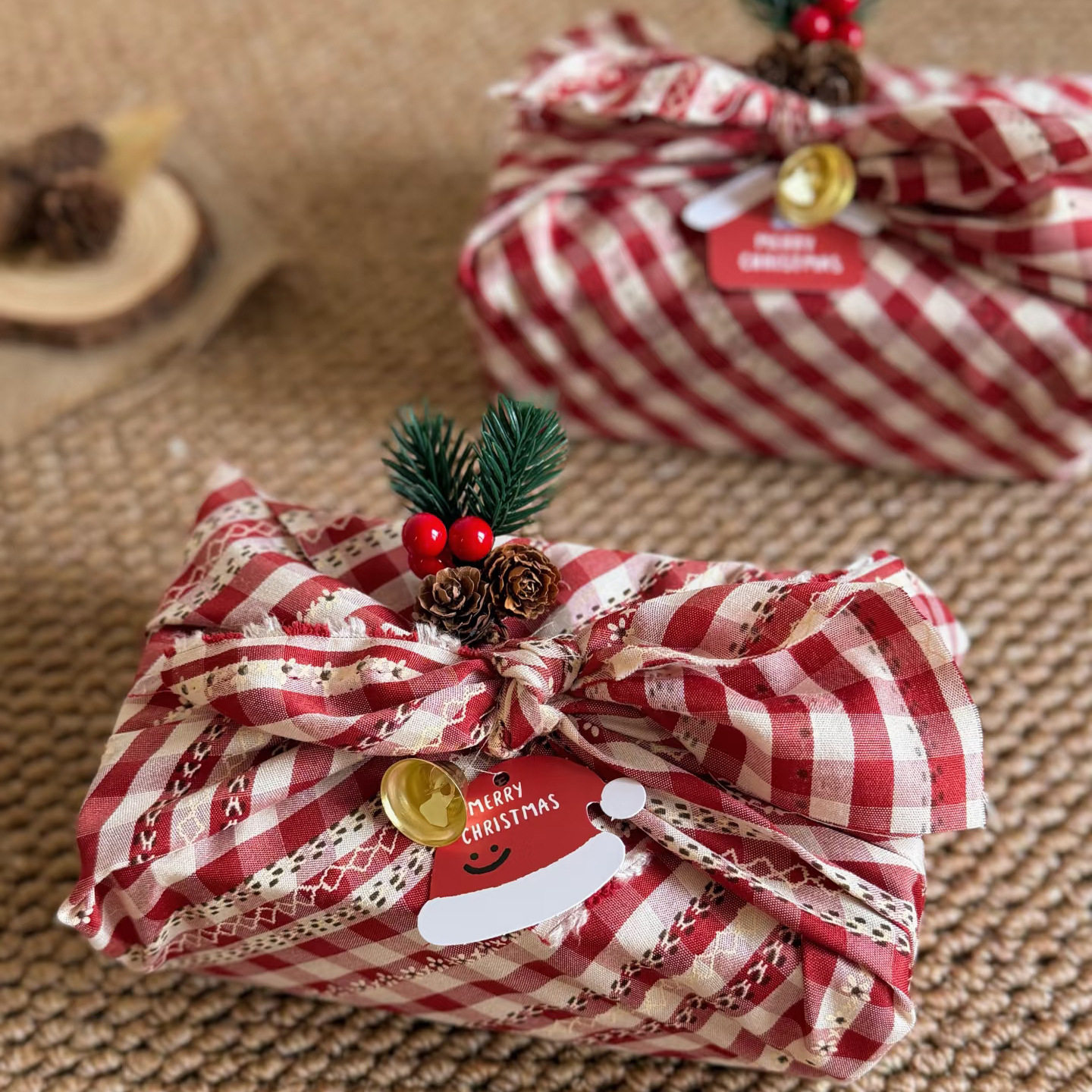 圣诞曲奇饼干雪花酥棒棒糖太妃糖果蛋糕手提空礼盒礼物包装盒