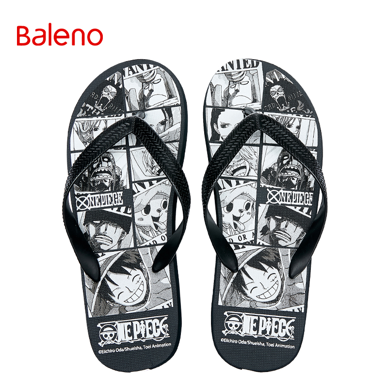 班尼路休闲耐磨日常印花人字拖