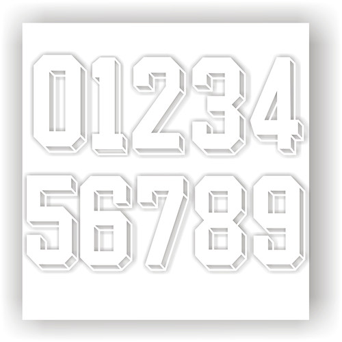 布贴印号码纸烫画印号纸印字印图