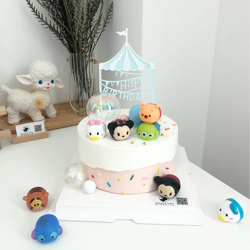 六一儿童生日蛋糕装饰Q版维尼熊