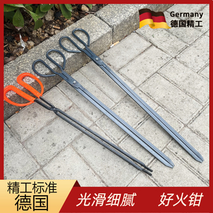 铁火钳老式蜂窝煤钳扁头垃圾夹煤球火剪子农村灶膛柴火煤炉夹