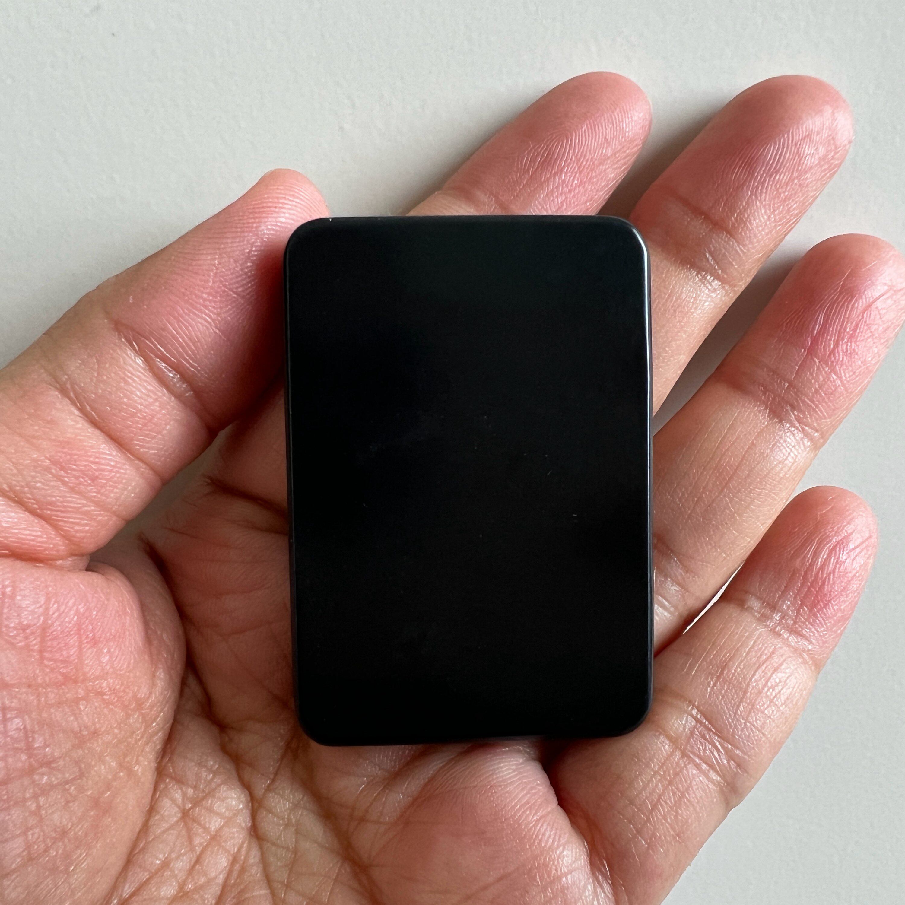 36g和田墨玉平安无事牌 天然黑羊脂特细无事牌吊坠挂件新疆和田玉