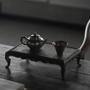 铁艺小桌子茶道装 高7cm 饰茶周边 铺子 尺寸16.5 铁如意茶几