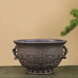 纯手工铸铁静音电陶炉家用煮茶炉不挑壶烧水炉具铸铁狻猊电陶炉