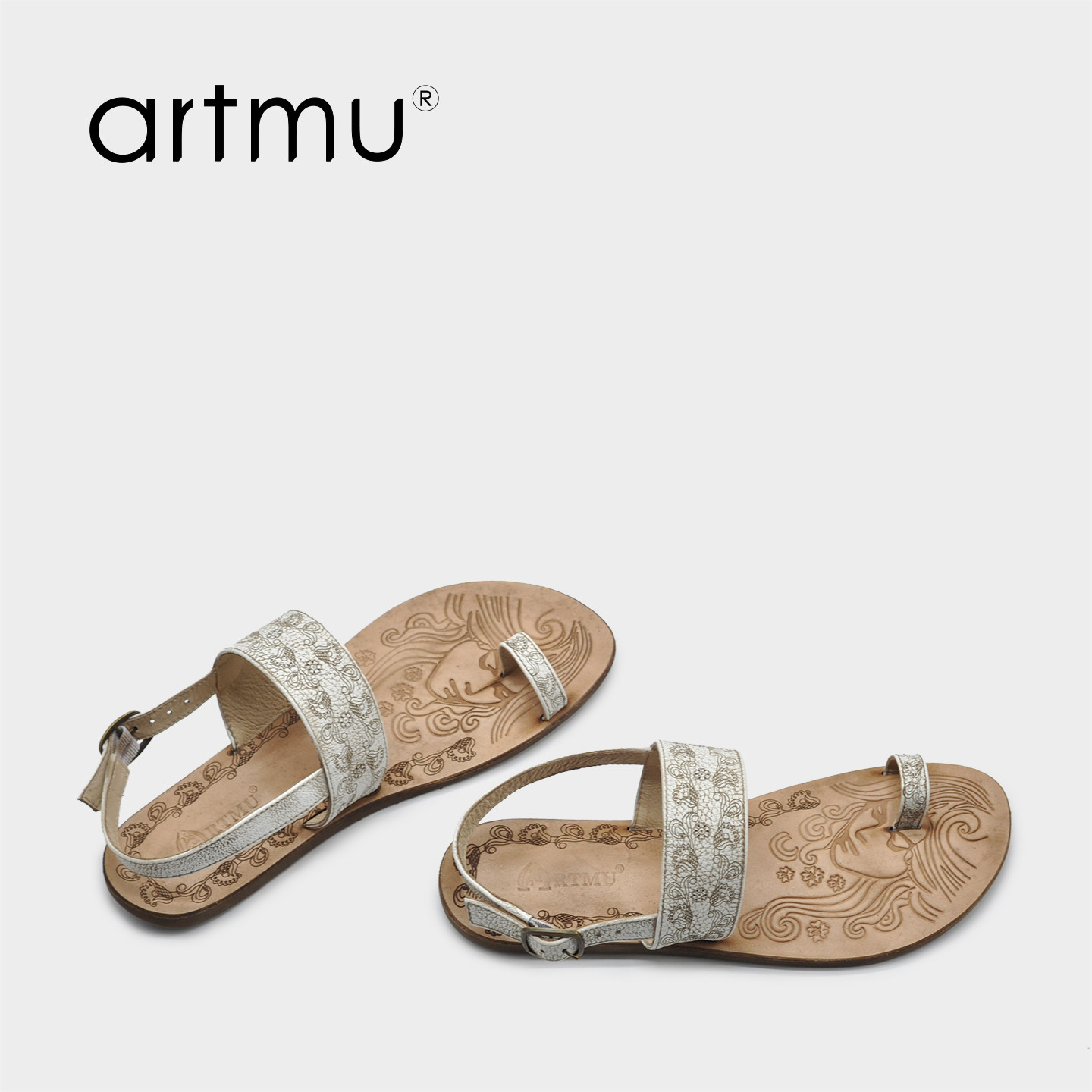 Artmu阿木原创波西米亚小众设计师款套趾平底凉鞋女款2026新款