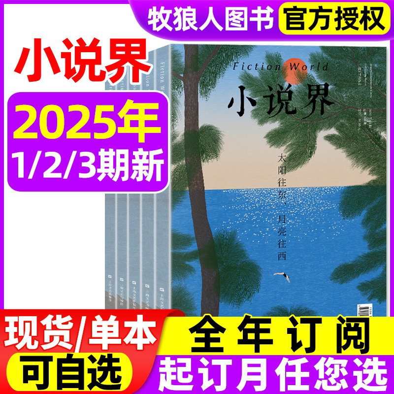 小说界2025年1-6月新/订阅/2024